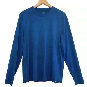 🌈 6/$60, REI Co-Op Long Sleeve Base Layer Pullover, Blue, Size Large